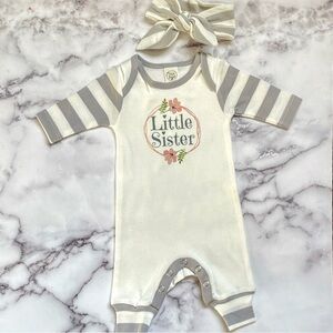 Tess Babe Little Sister Romper (New w/o tags)